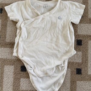 Nest Design Cream Wrap-Style Baby One-Piece